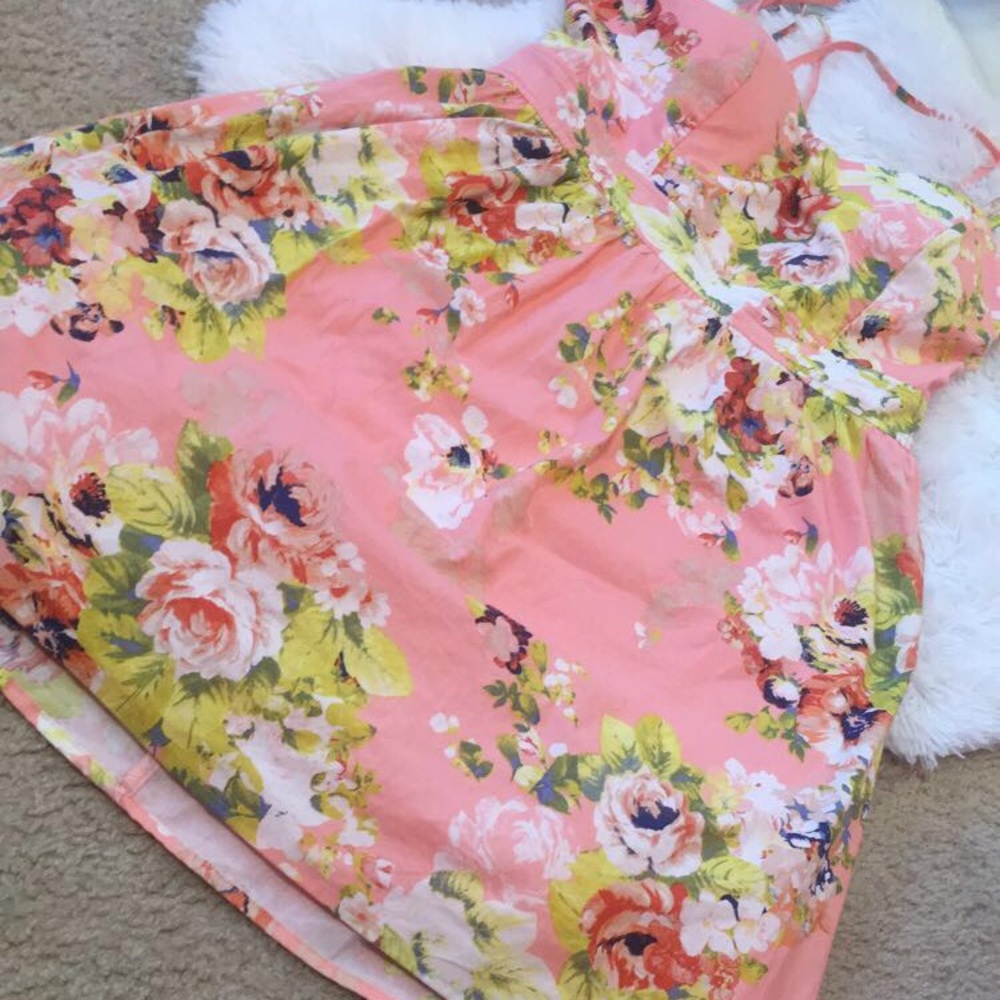 Floral Tulle dress